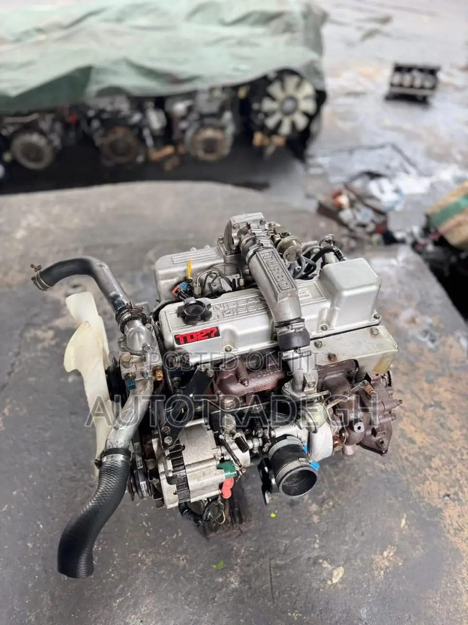 Td27 2.7 Turbo Diesel Engine With Gearbox – Complete Set
