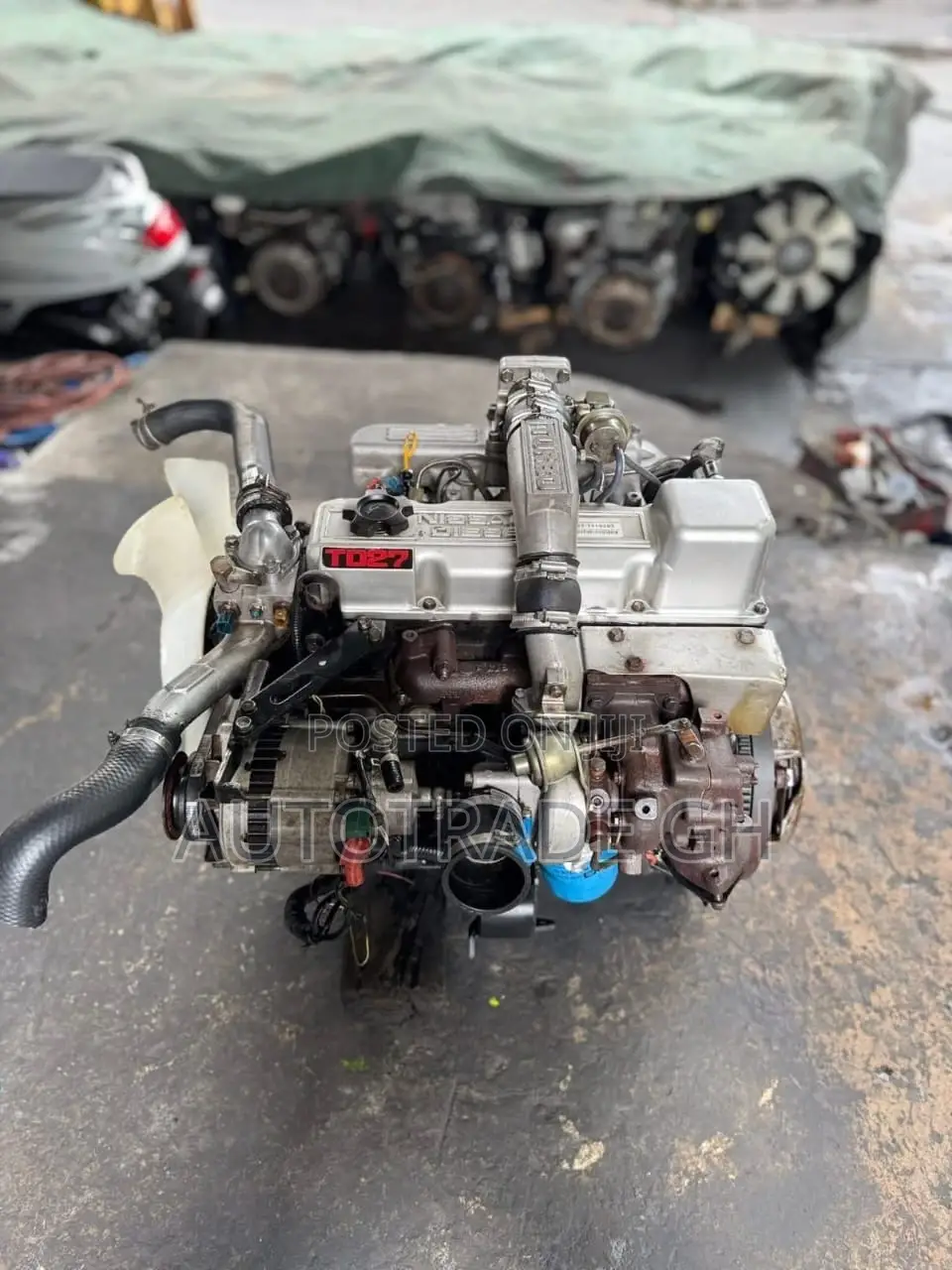 Td27 2.7 Turbo Diesel Engine With Gearbox – Complete Set