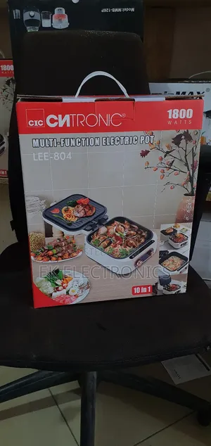 Cntronic Multi-Function Electric Pot–Cook,Fry Boil