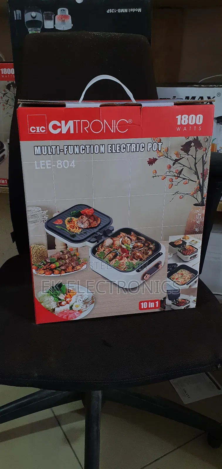 Cntronic Multi-Function Electric Pot–Cook,Fry Boil