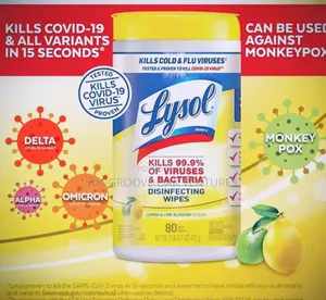Lysol Disinfecting Wipes 5 Cannisters