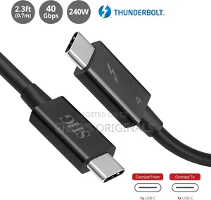 Thunderbolt 4 to Thunderbolt 4 Media Transfer Cable Oem Original