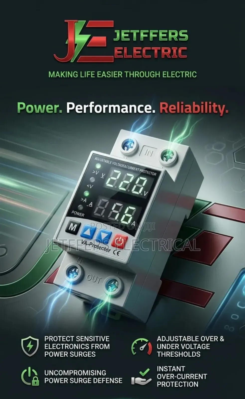Adjustable Voltage and Current Protector