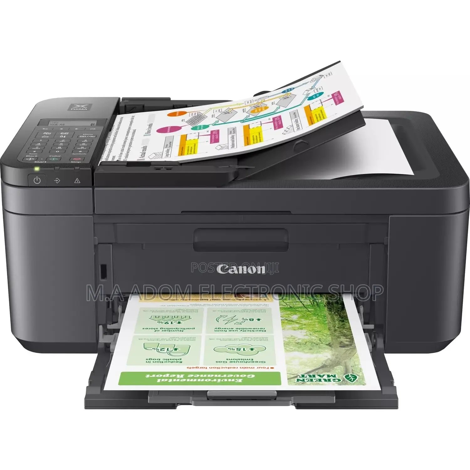 Canon 6 in 1 All in One Pixma Inkjet Printer (Copyprint Scan Wifi Adf