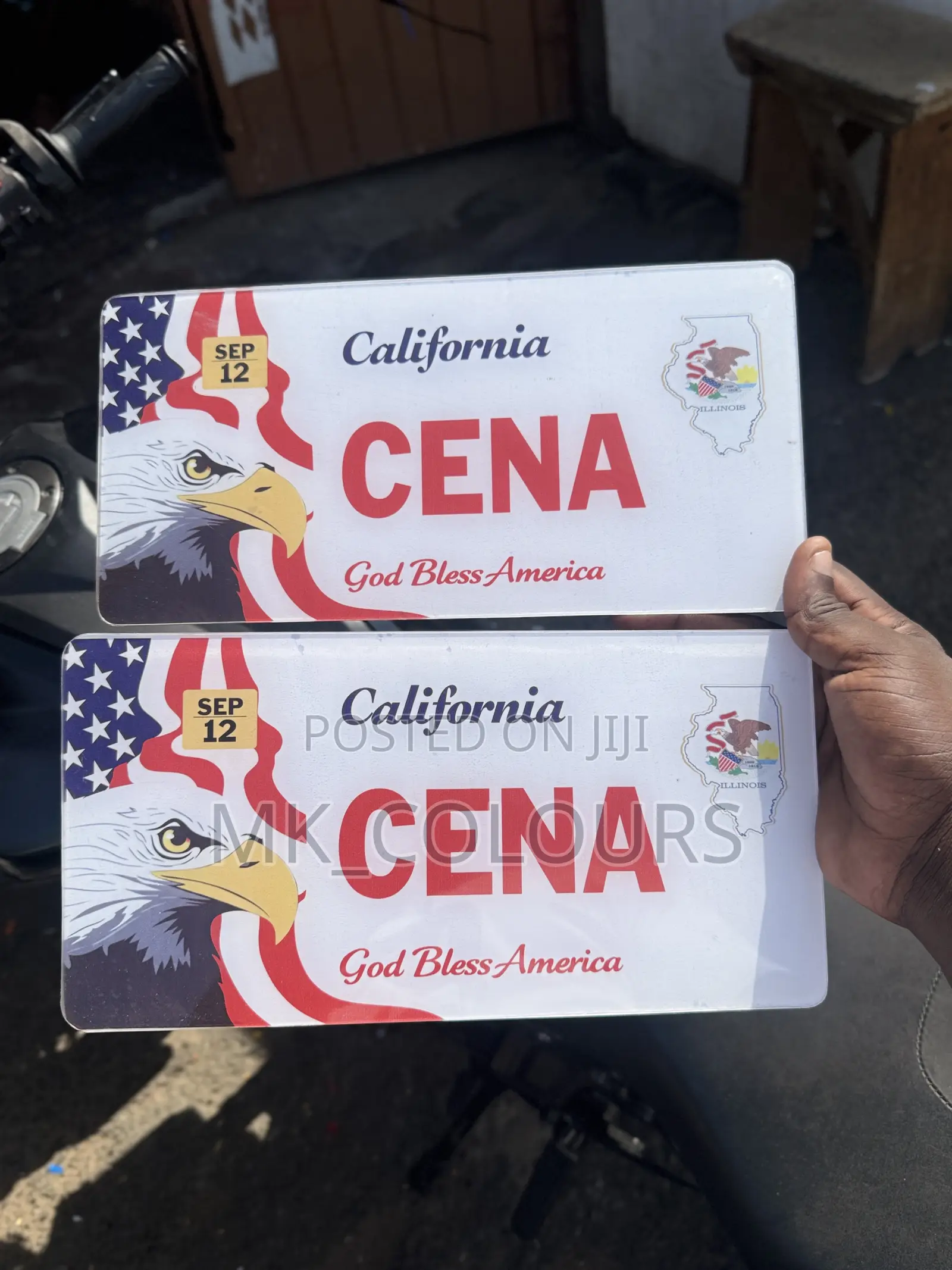 Customized Car Motor Plate
