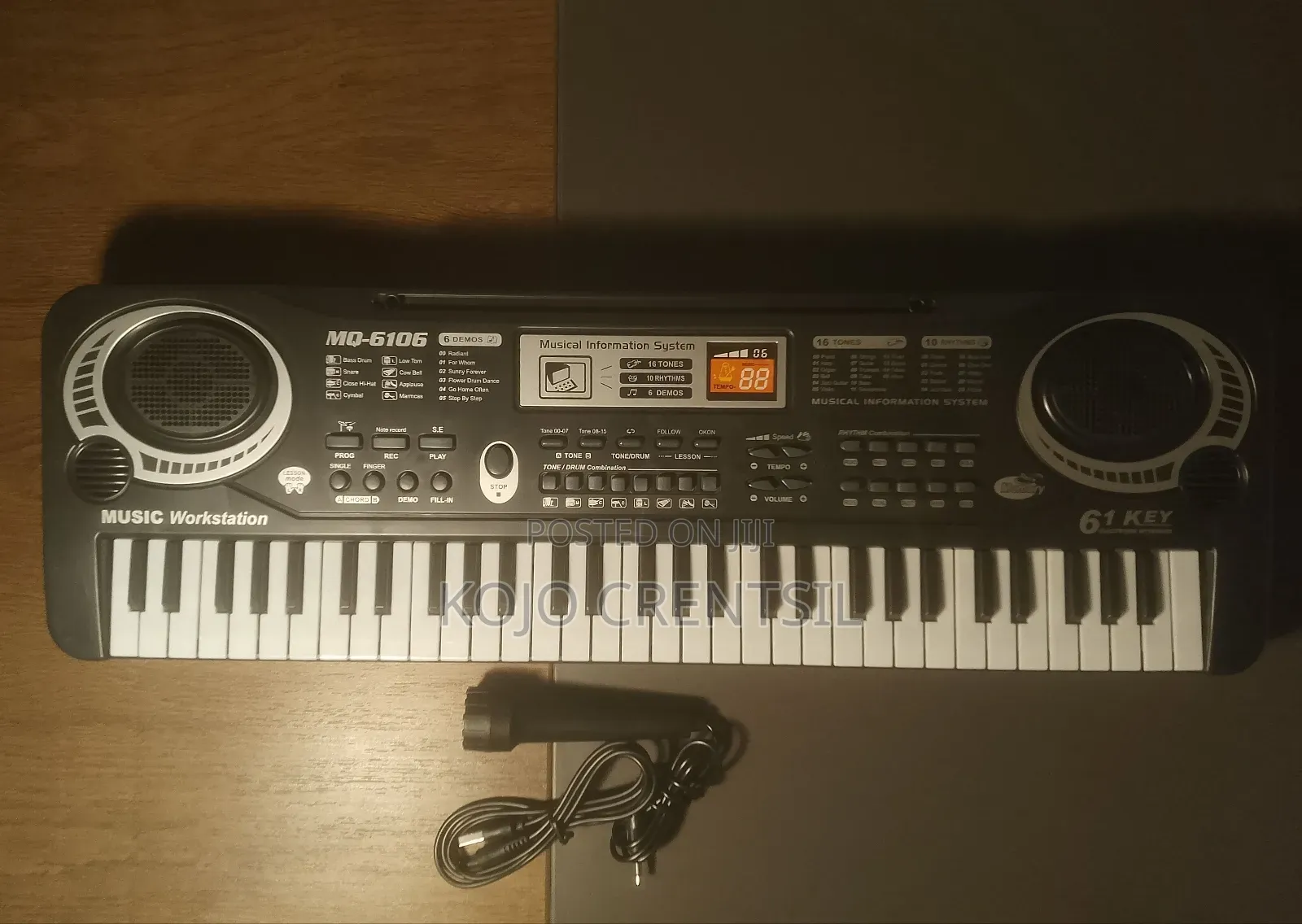 61 Keys Kids Piano Keyboard and Microphone