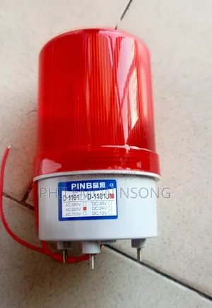 Industrial Red Rotary Beacon Warning Light