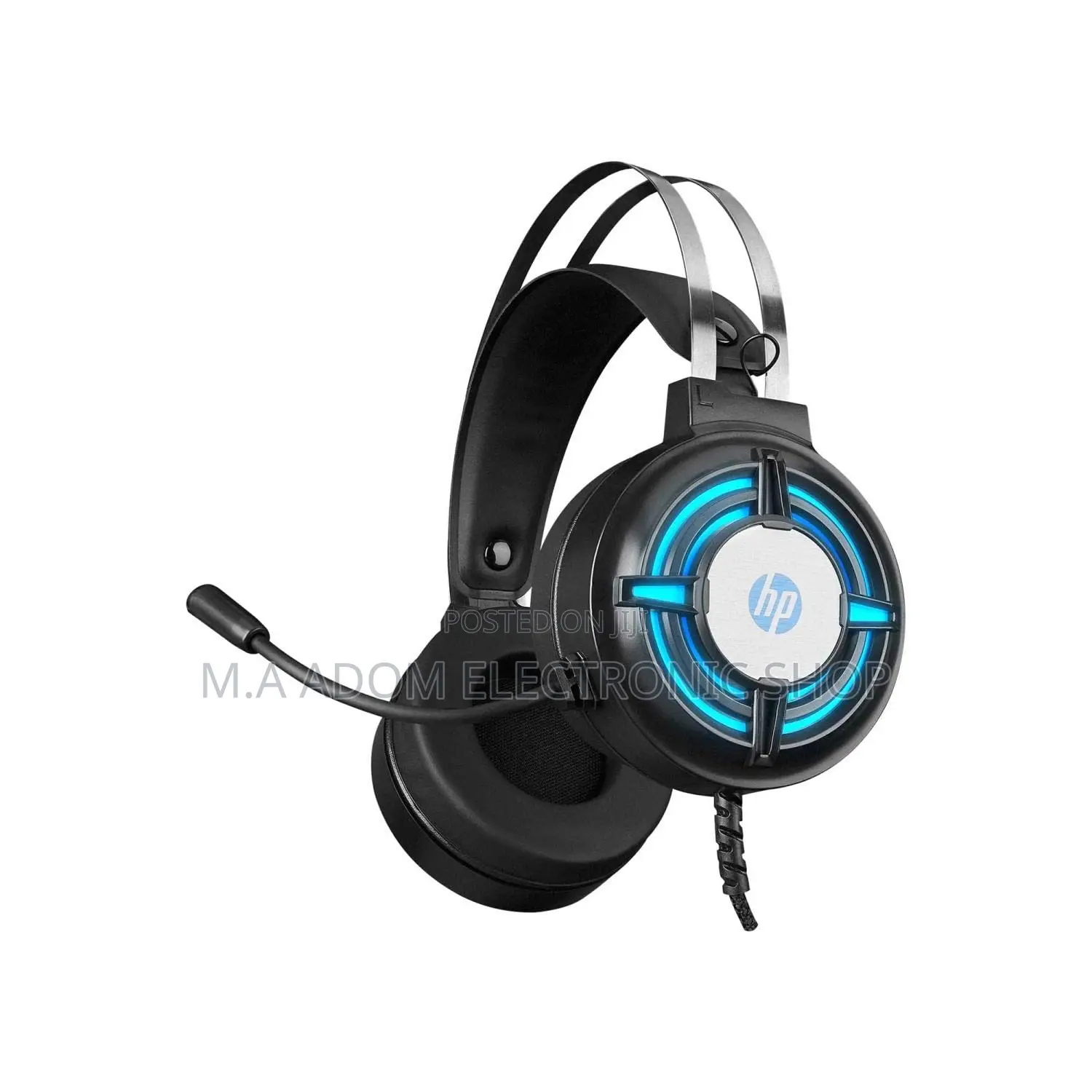Hp H120 Usb 2 Pin Gaming Headset With Mic Control (Black)