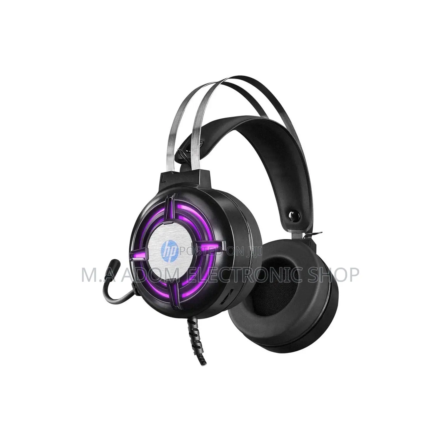 Hp H120 Usb 2 Pin Gaming Headset With Mic Control (Black)