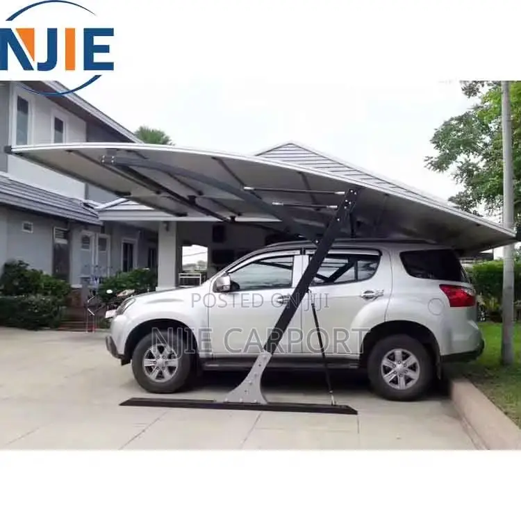 Galvanized Steel Frame Waterproof Durable Powder Coated Carport
