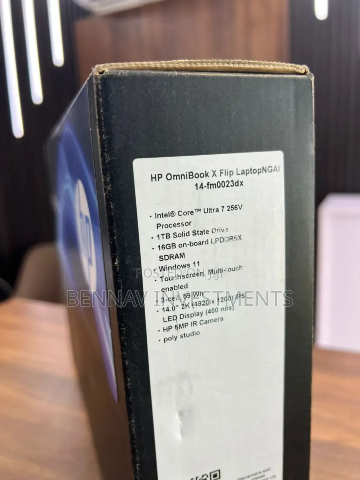 New Laptop HP OmniBook X Flip 14" 16GB Intel Core Ultra 7 SSD 1T