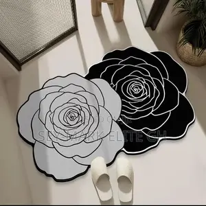 Flower Shaped Absorbent Anti-slip Bathroom Mat