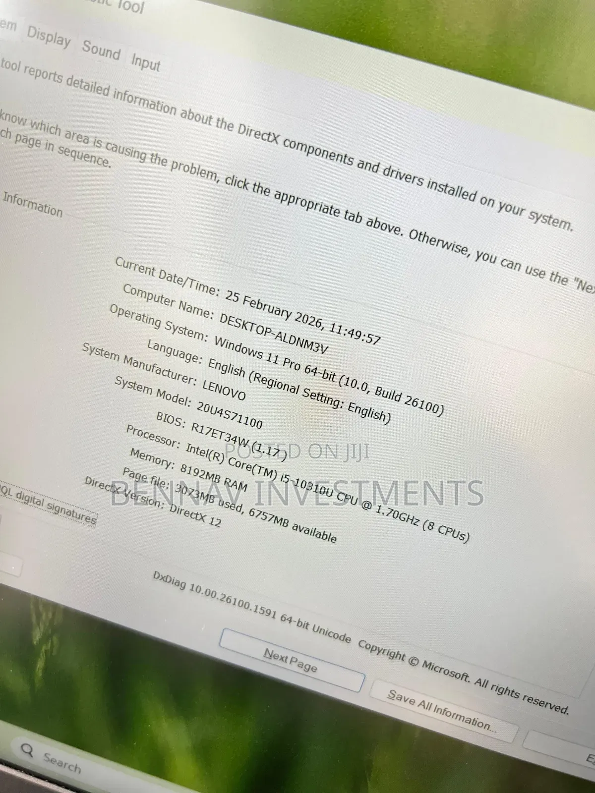 Laptop Lenovo Thinkpad L15 Gen 3 8GB Intel Core i5 SSD 256GB