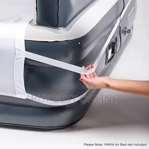 Inflatable Airbed With Headboard + Free Bedsheet
