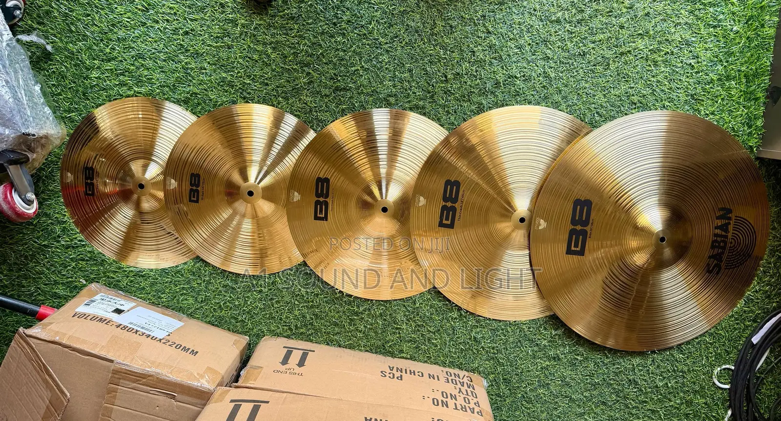 Sabian B8 Complete 5pcs Brass Cymbal Pack