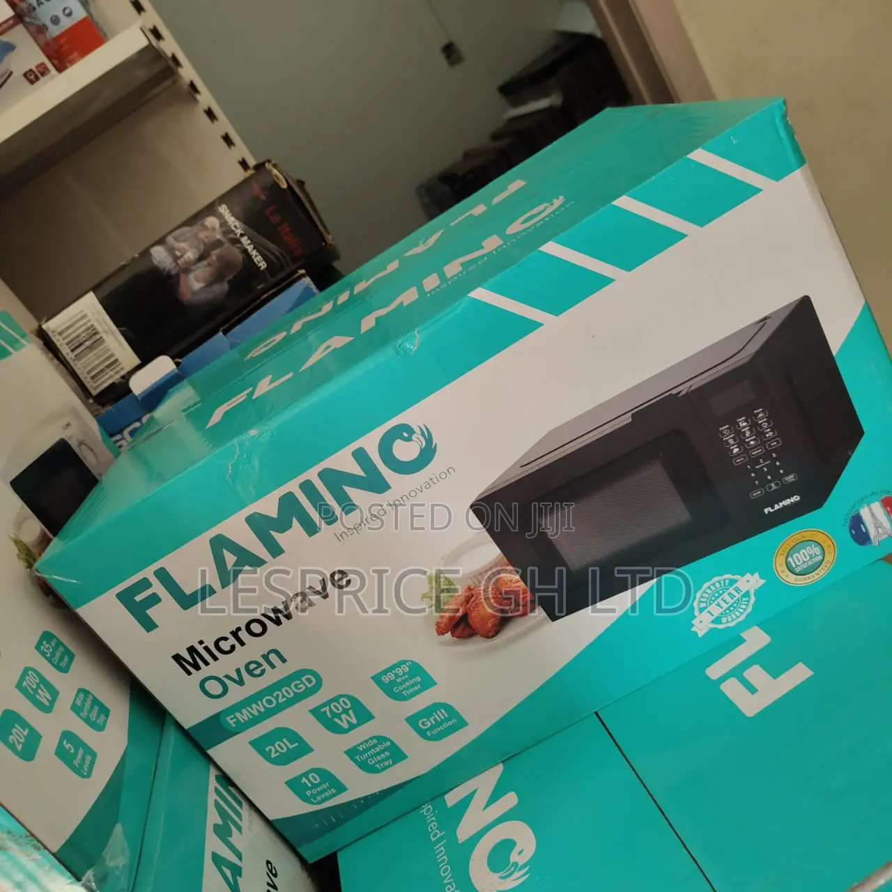 Durable and Affordable 20l Digital Microwave From Flamino