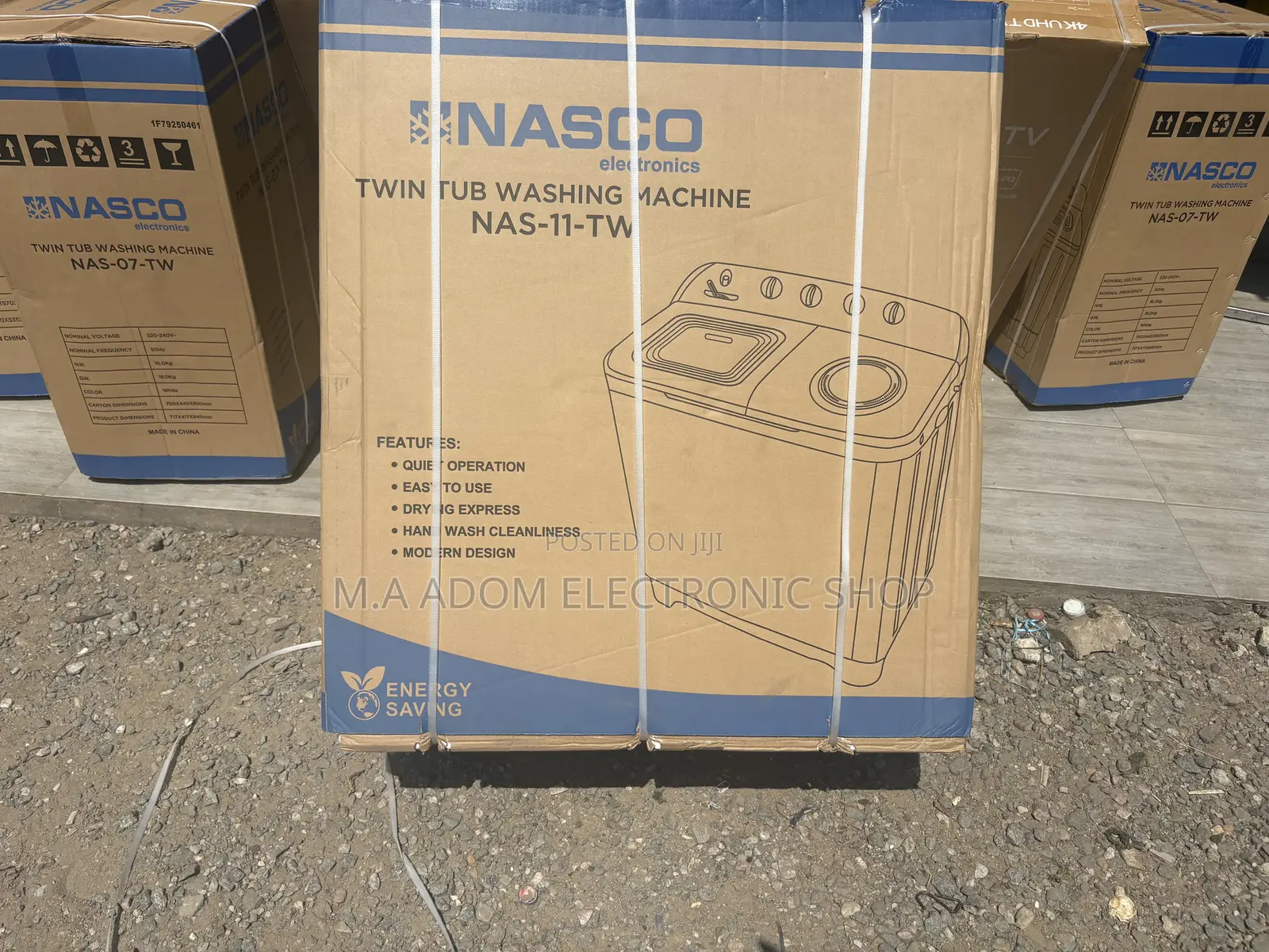 Wash With Ease With 11kg Nasco Washer