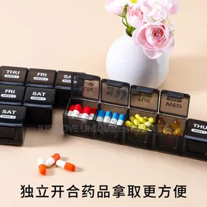 Weekly Pill Organizer For Medication Schedules