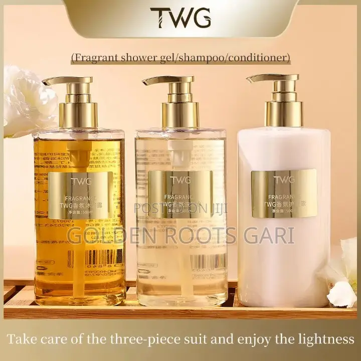 TWG Long Lasting Fragrance Body Wash, Hair Care Shampoo and Conditio