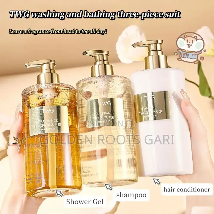 TWG Long Lasting Fragrance Body Wash, Hair Care Shampoo and Conditio