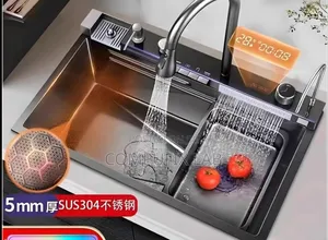 Smart Kitchen Sink With Pull Out Faucet