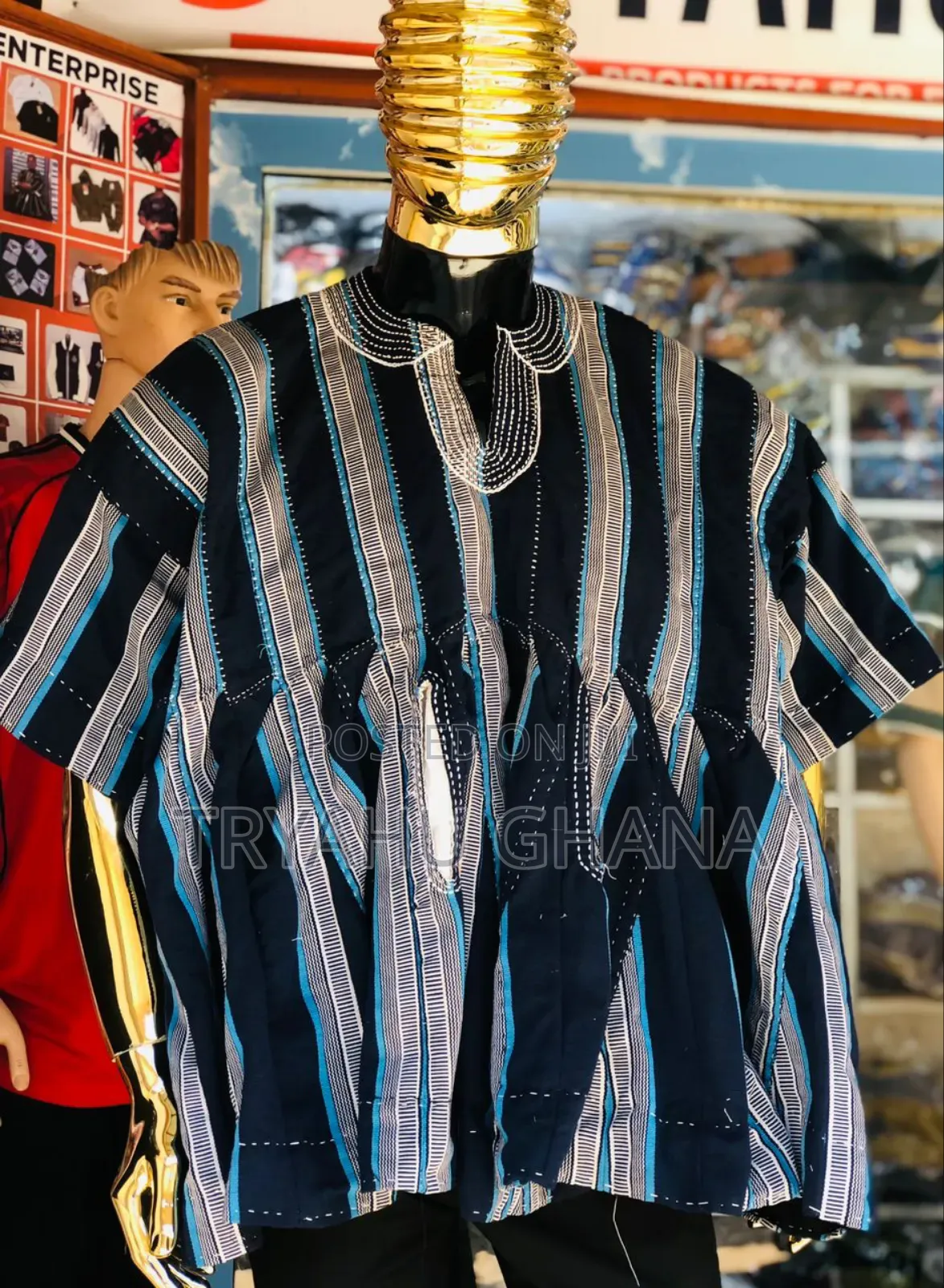 Ghanaian Smock for Men | Buy Batakari Fugu Online – Tryahu