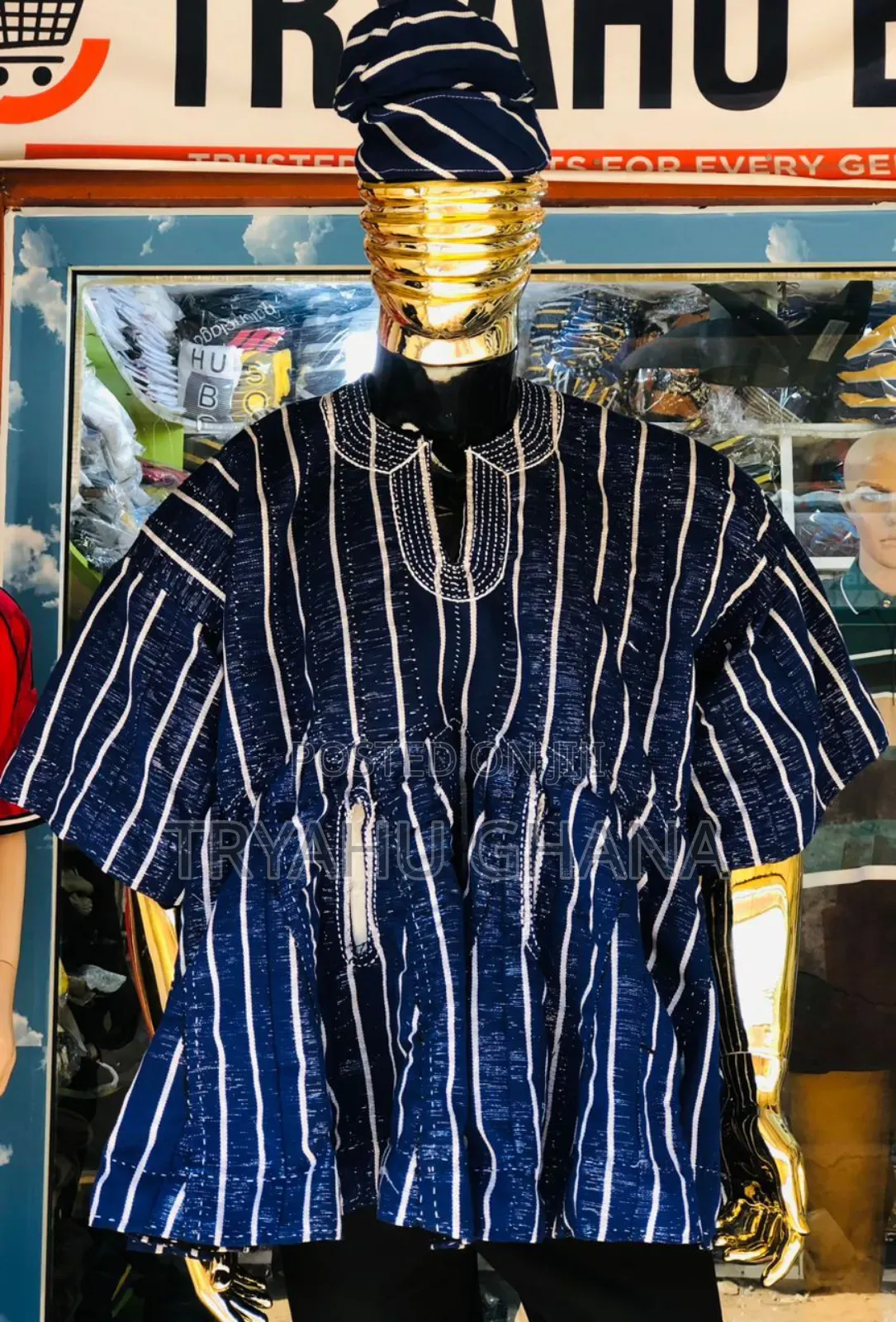 Best Batakari Smock in Ghana | Premium Fugu Wear – Tryahu