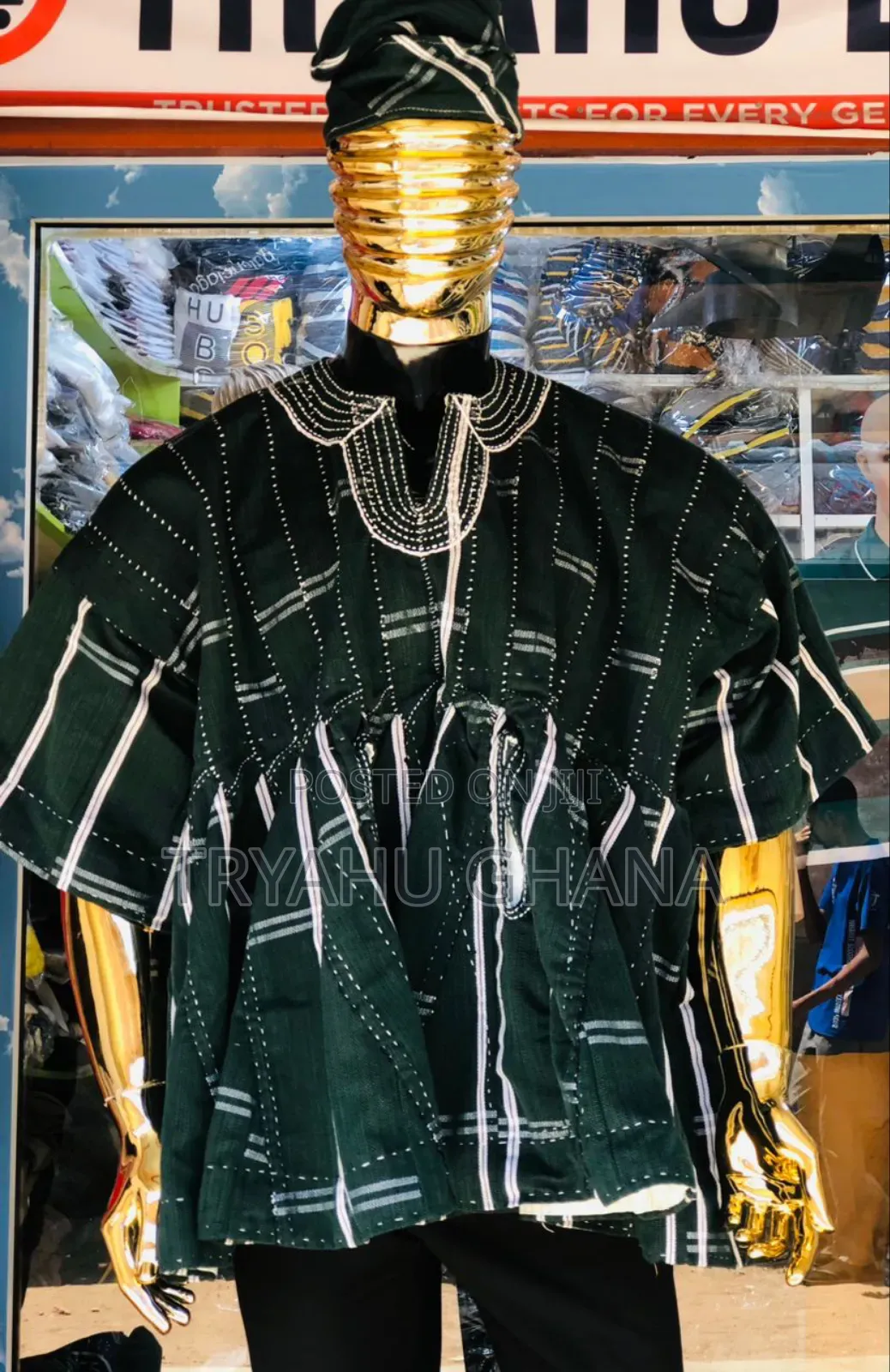 Authentic Fugu Smock Ghana | Handmade Batakari – Tryahu
