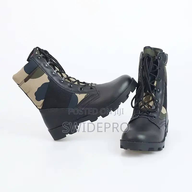 Military Camouflage Tactical Combat Boots for Officers
