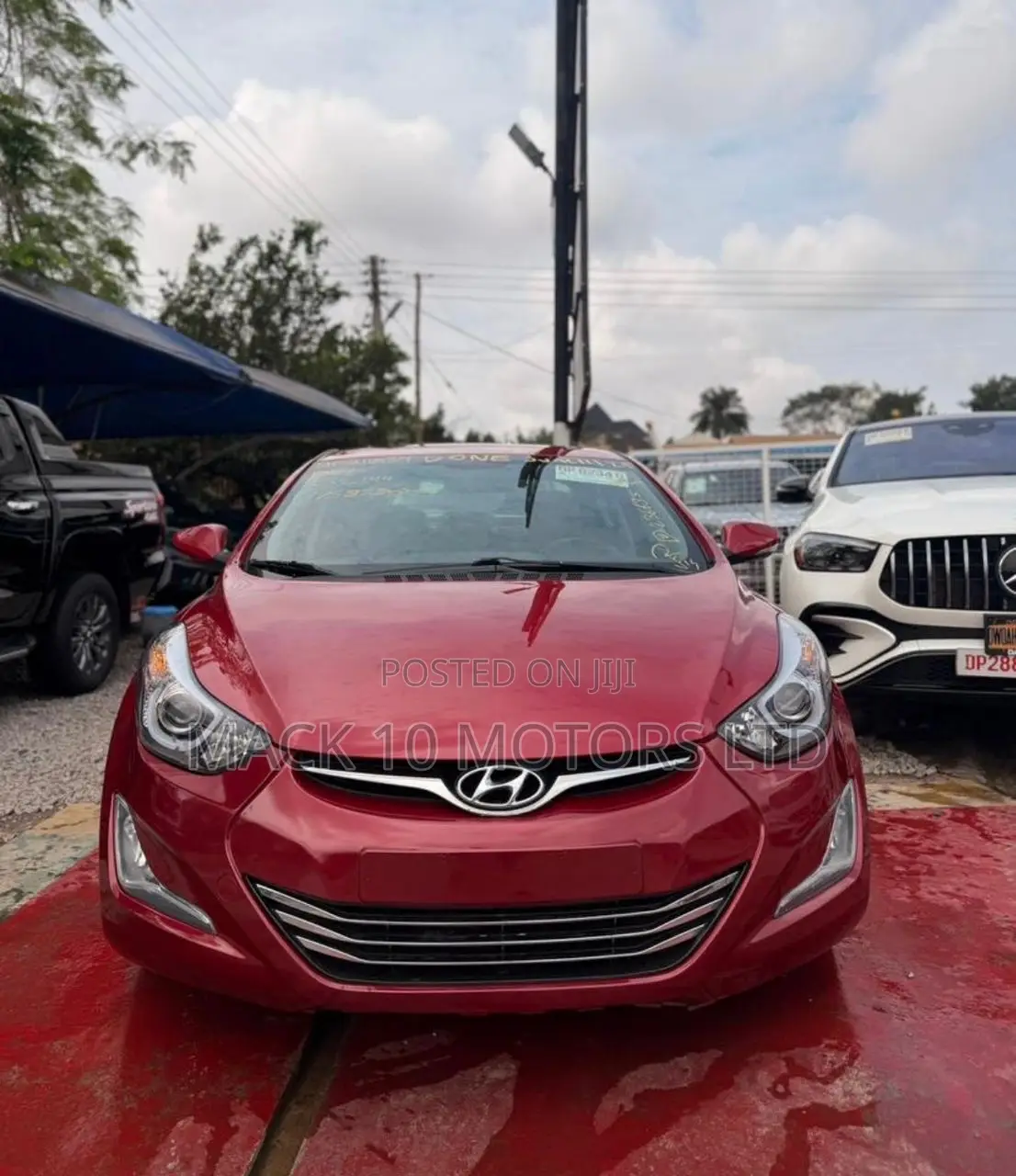 Hyundai Elantra Limited 4dr Sedan (1.8L 4cyl 6A) 2015 Red