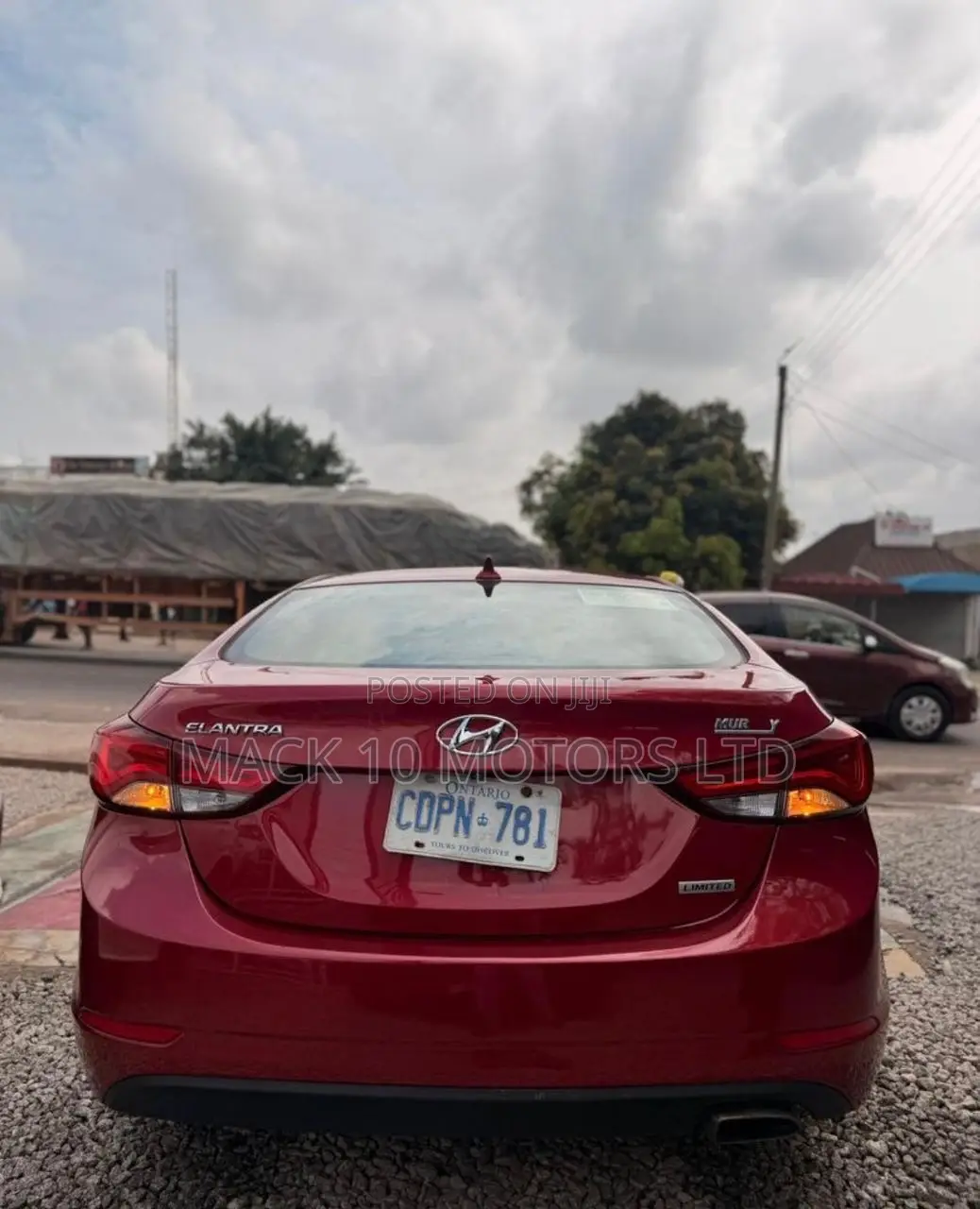 Hyundai Elantra Limited 4dr Sedan (1.8L 4cyl 6A) 2015 Red