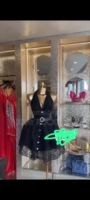 Black Lace Dress Party Wear