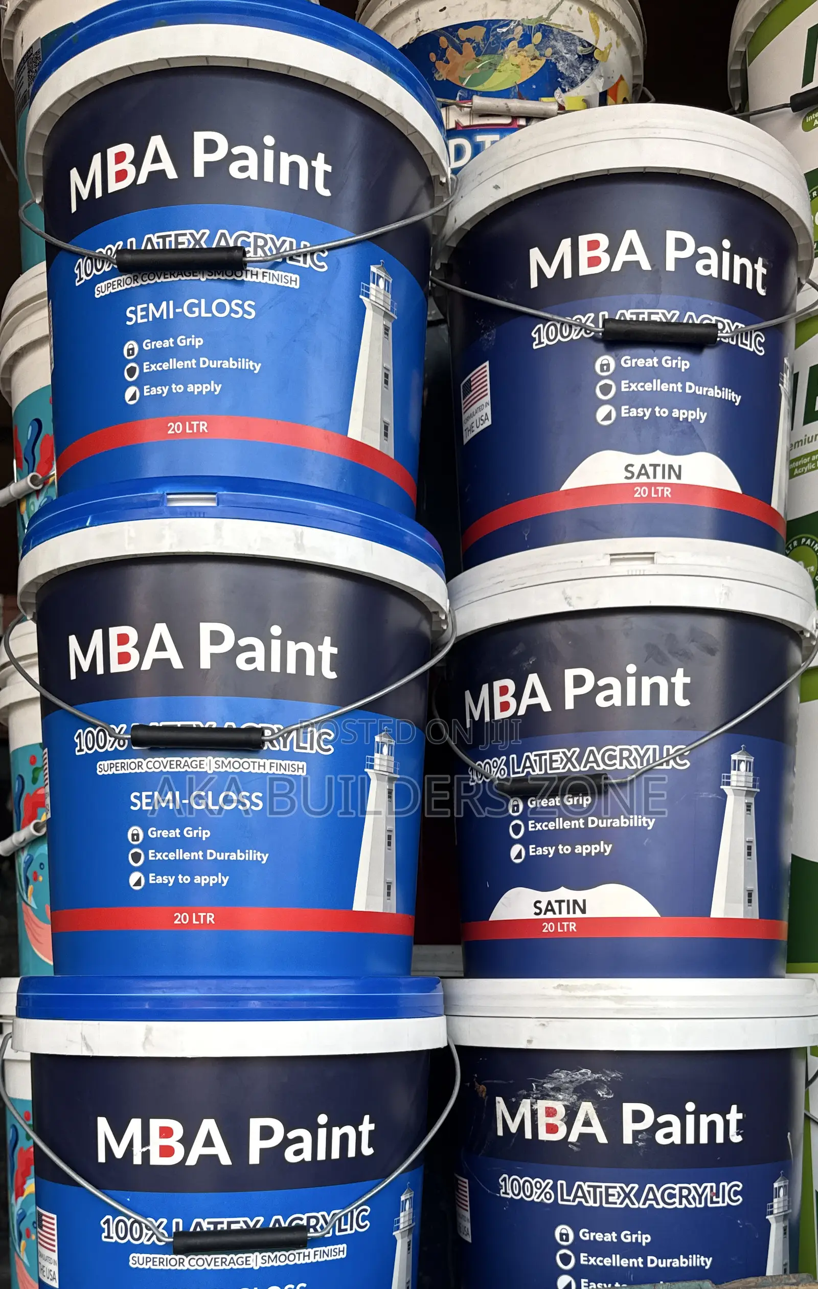 Mba Semi Gloss Acrylic Paints