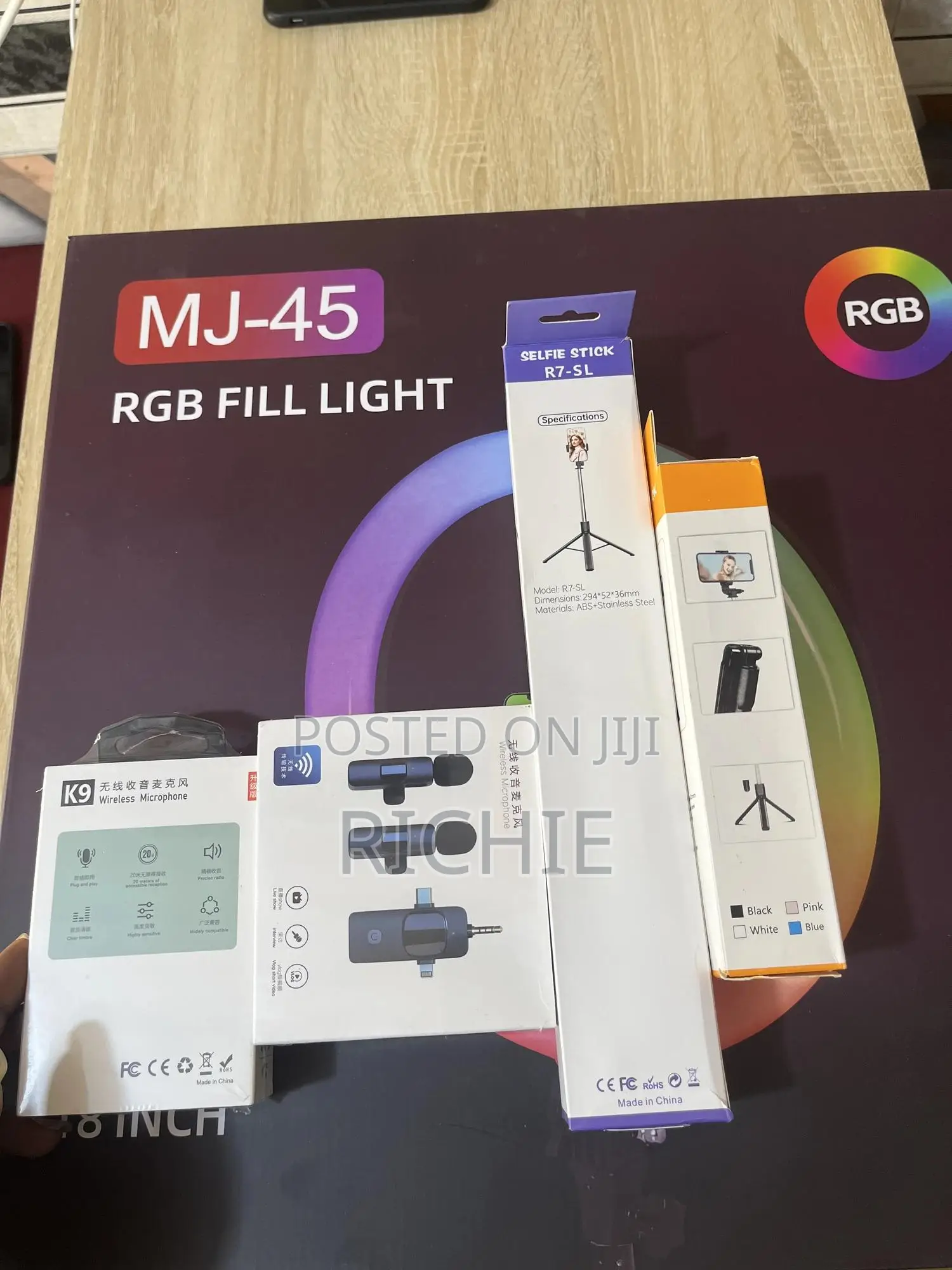 Rgb Ring Light Available