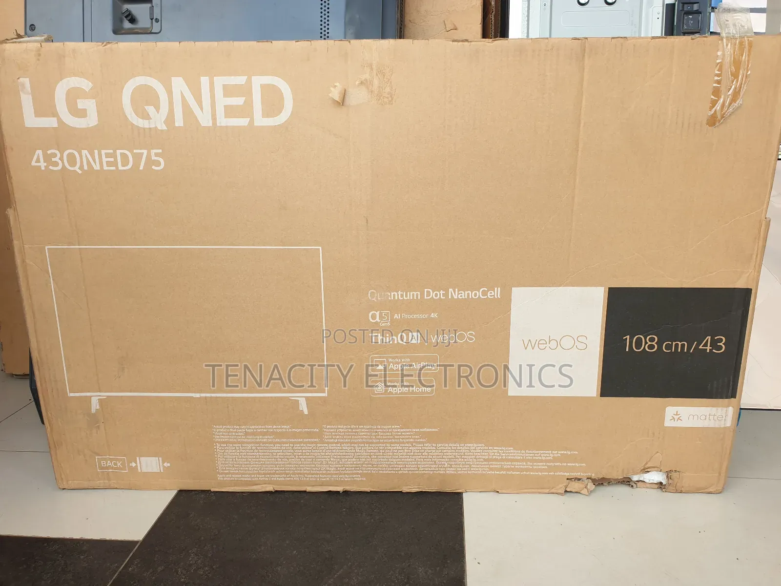 Qned 43"Lg Nanocell Uhd HDR Smart Satellite Tv