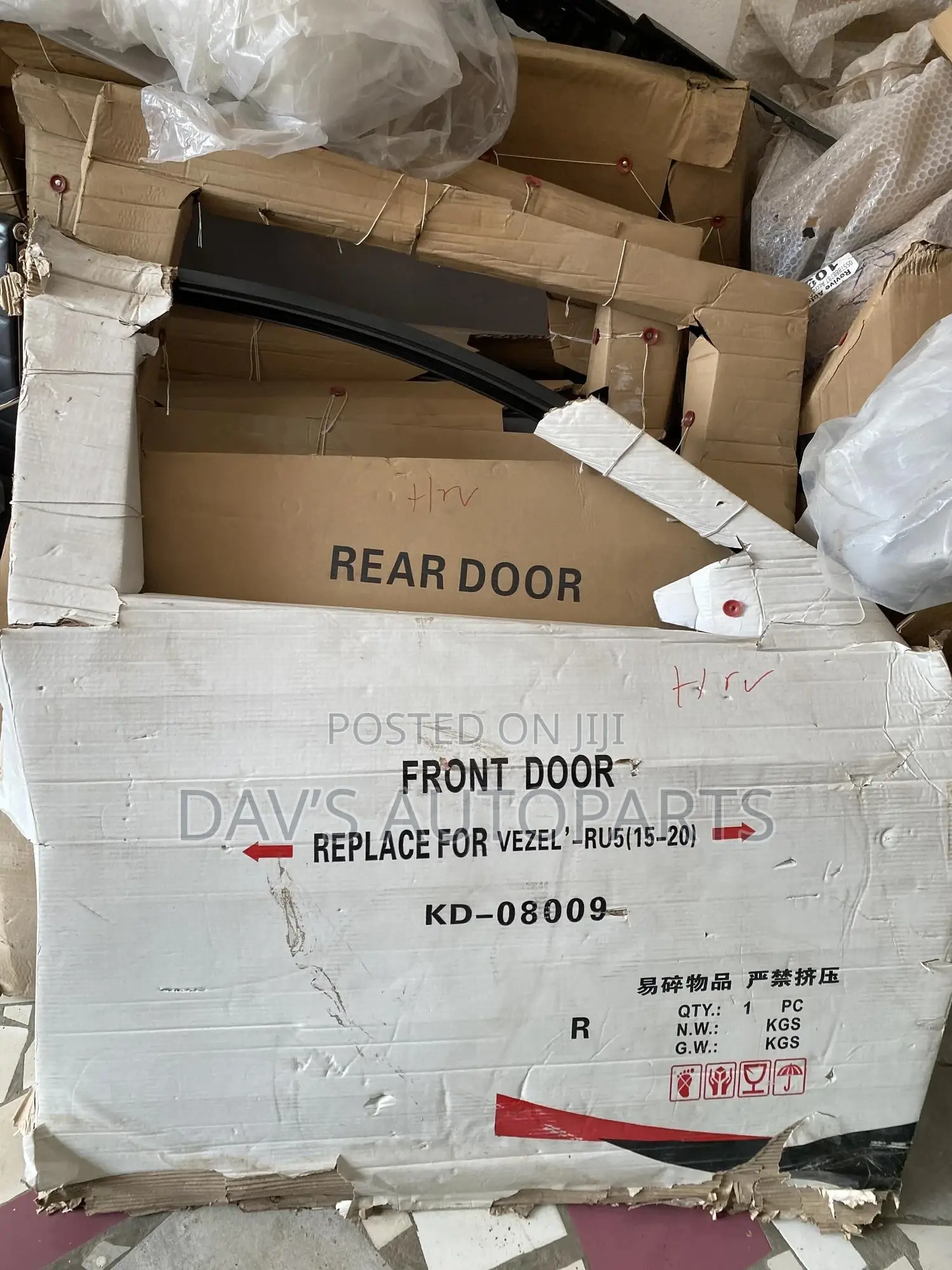 Honda Hrv Right Side Front Door