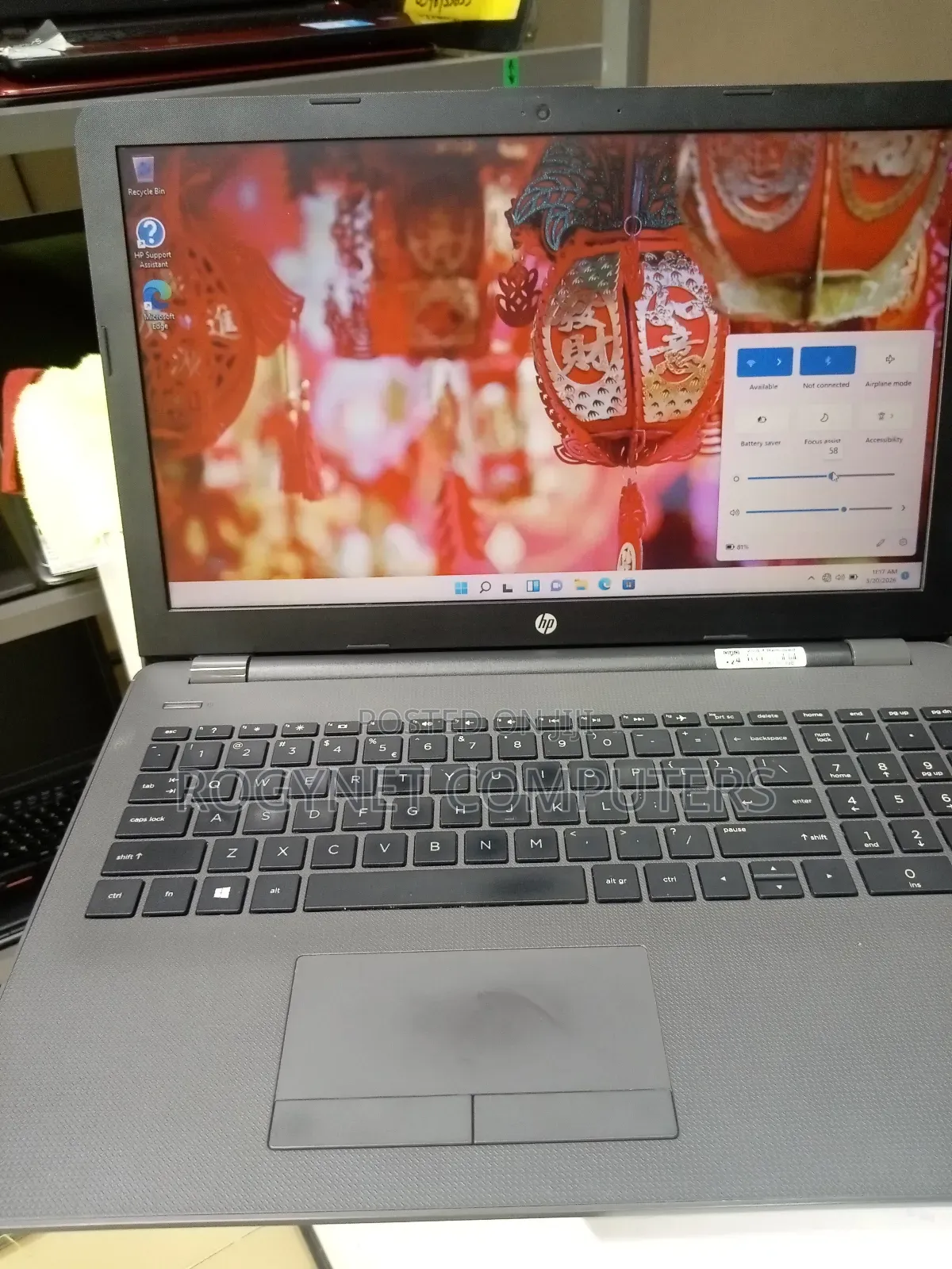 Laptop HP 250 G6 4GB Intel Pentium SSD 128GB