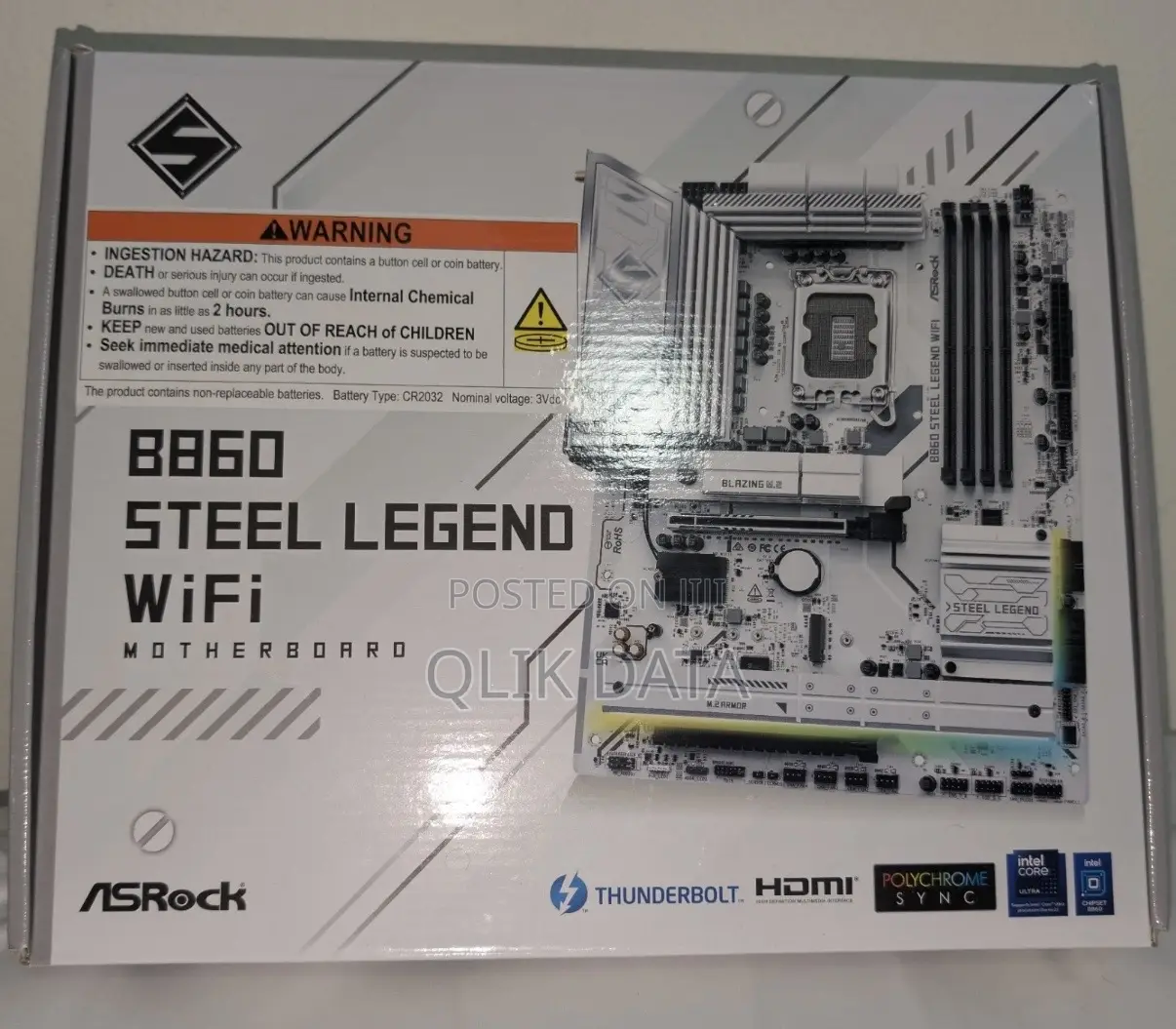 Asrock B860m Steel Legend Wifi 6e Lga1851 Motherboard