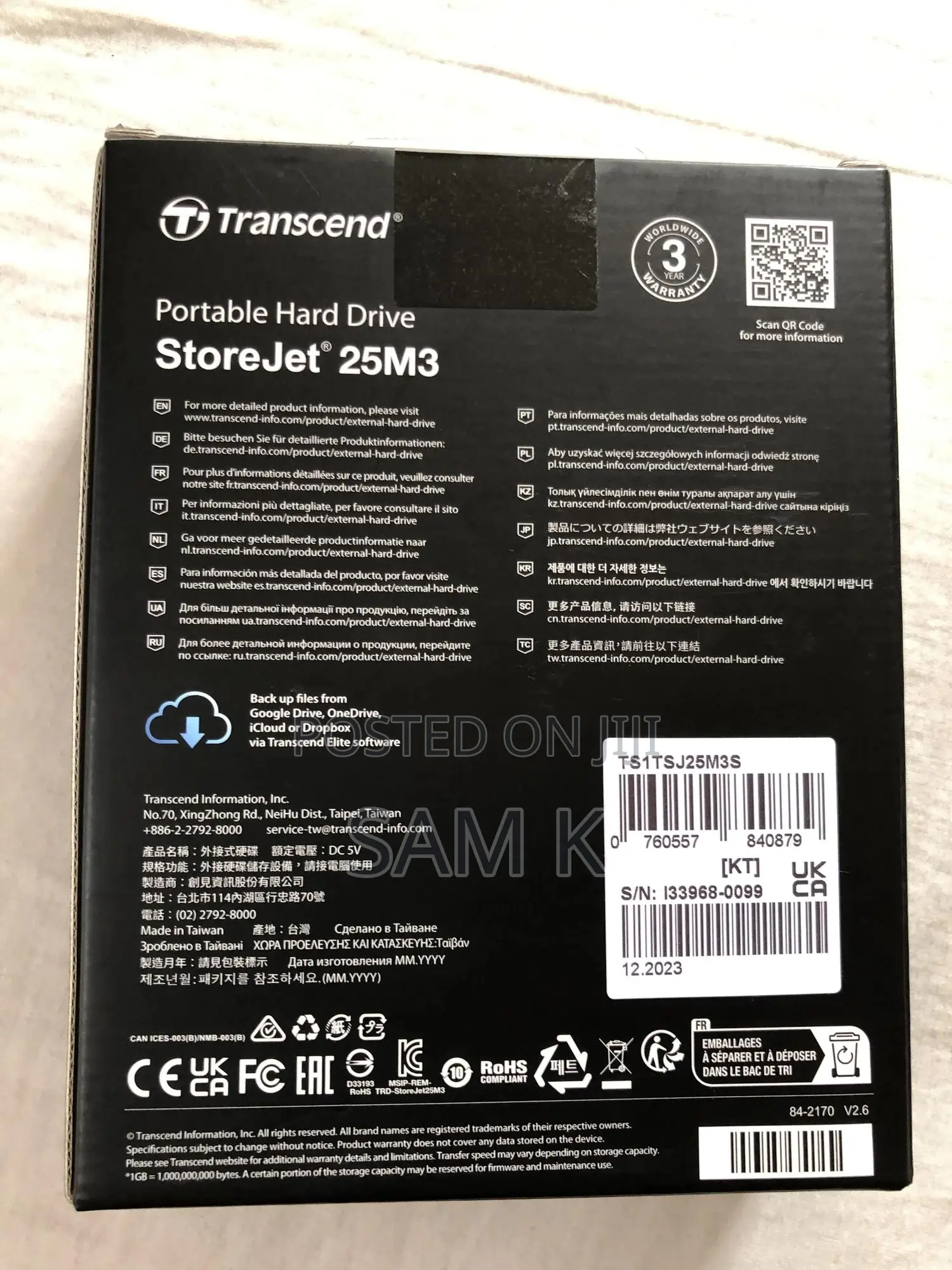 Transcend Hard Drive