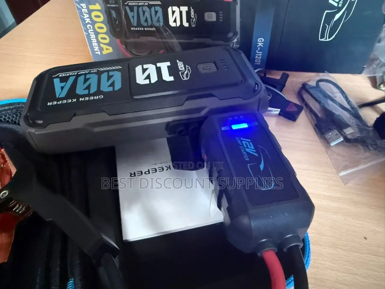 Powerful Brand New 1000a 12v Greenkeeper Jump Starter Power Bank