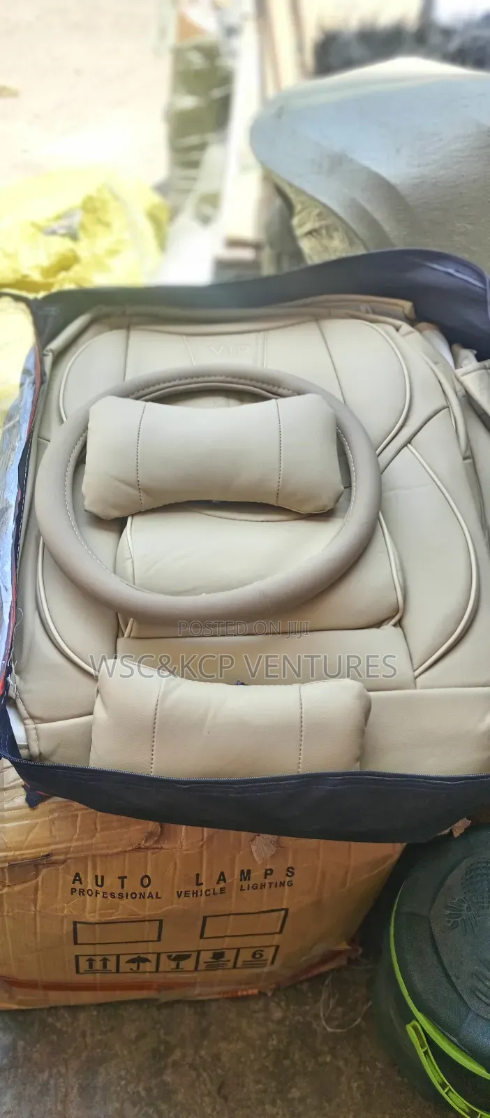 Universal Leather Car Seat Cover. Home Installation Available