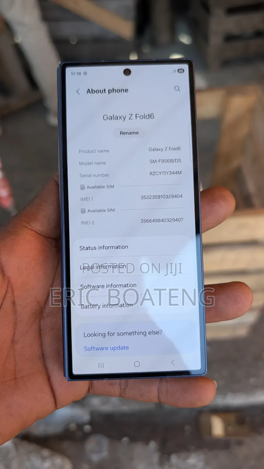 Samsung Galaxy Z Fold6 256 GB Blue