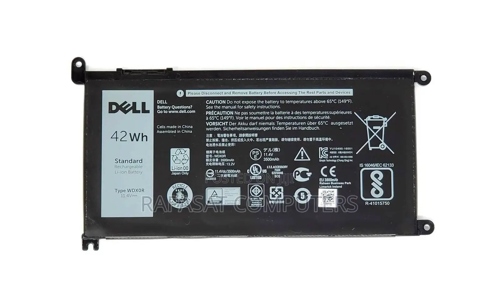 Dell Wdxor Battery