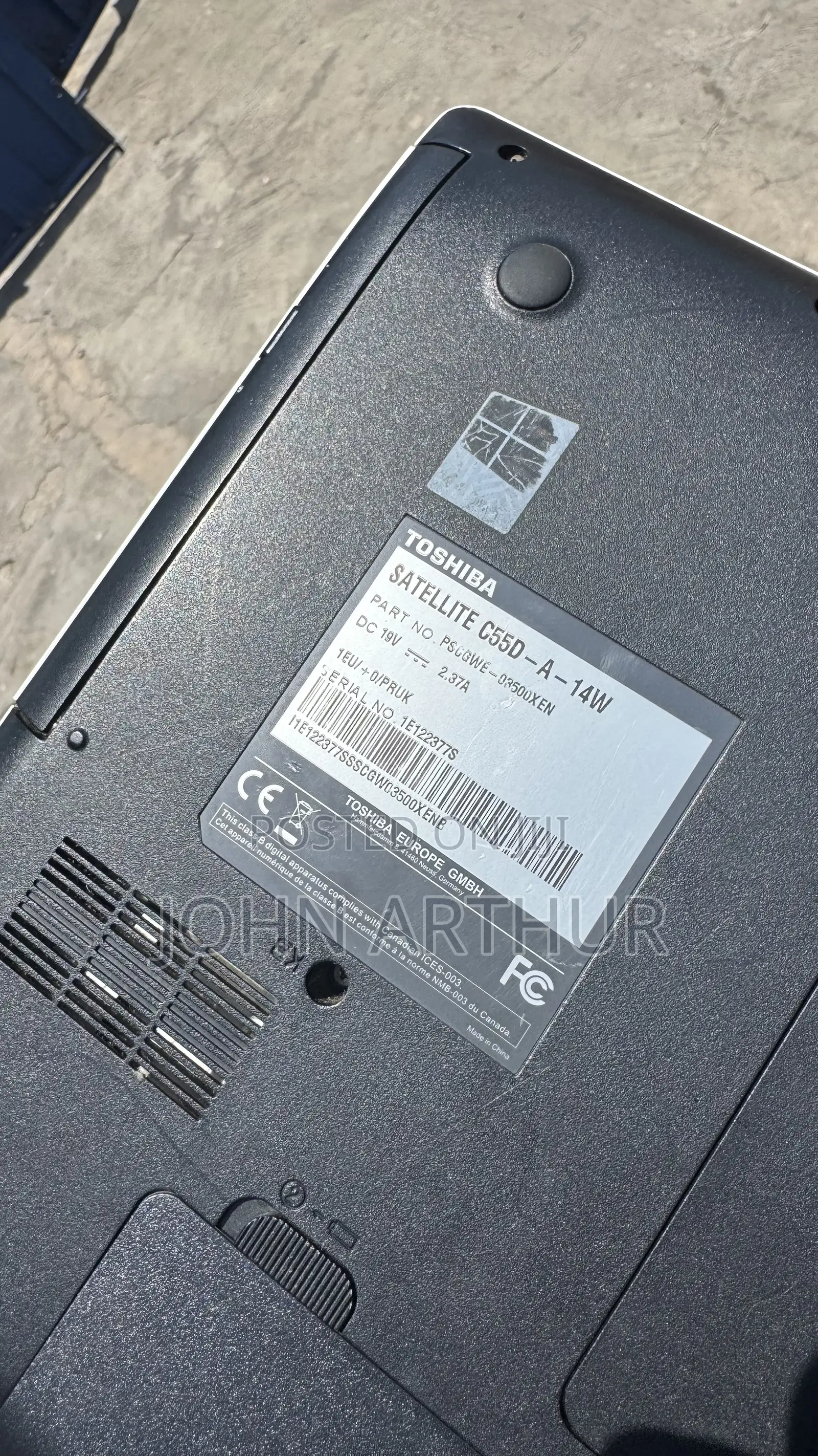 Laptop Toshiba Satellite C55 8GB AMD A6 HDD 320GB