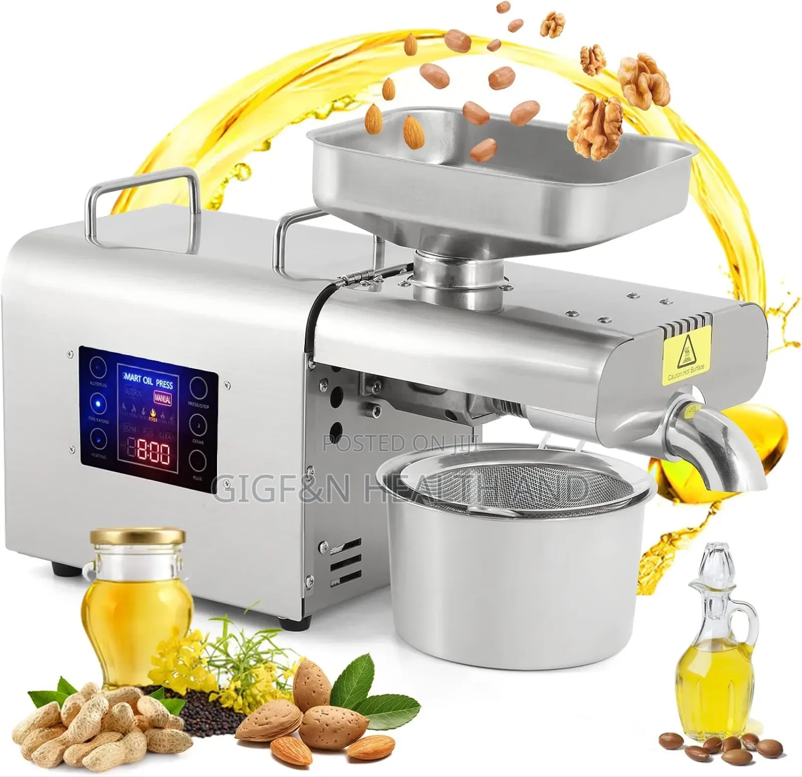 Cold Hot Pressed Oil Machine