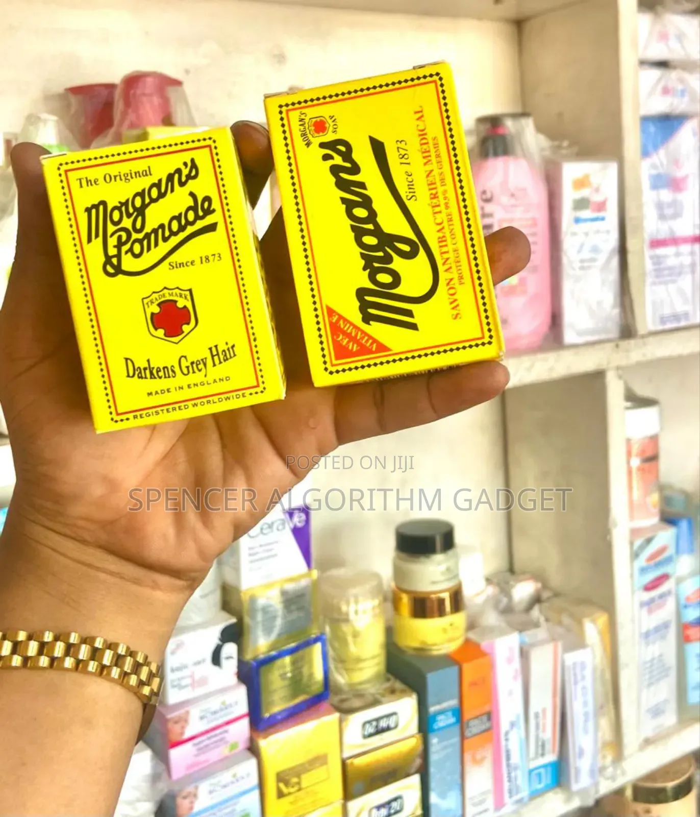 Morgan’S Pomade Dye for Grey Hair75gh/ Morgans Medicated Soap 30gh