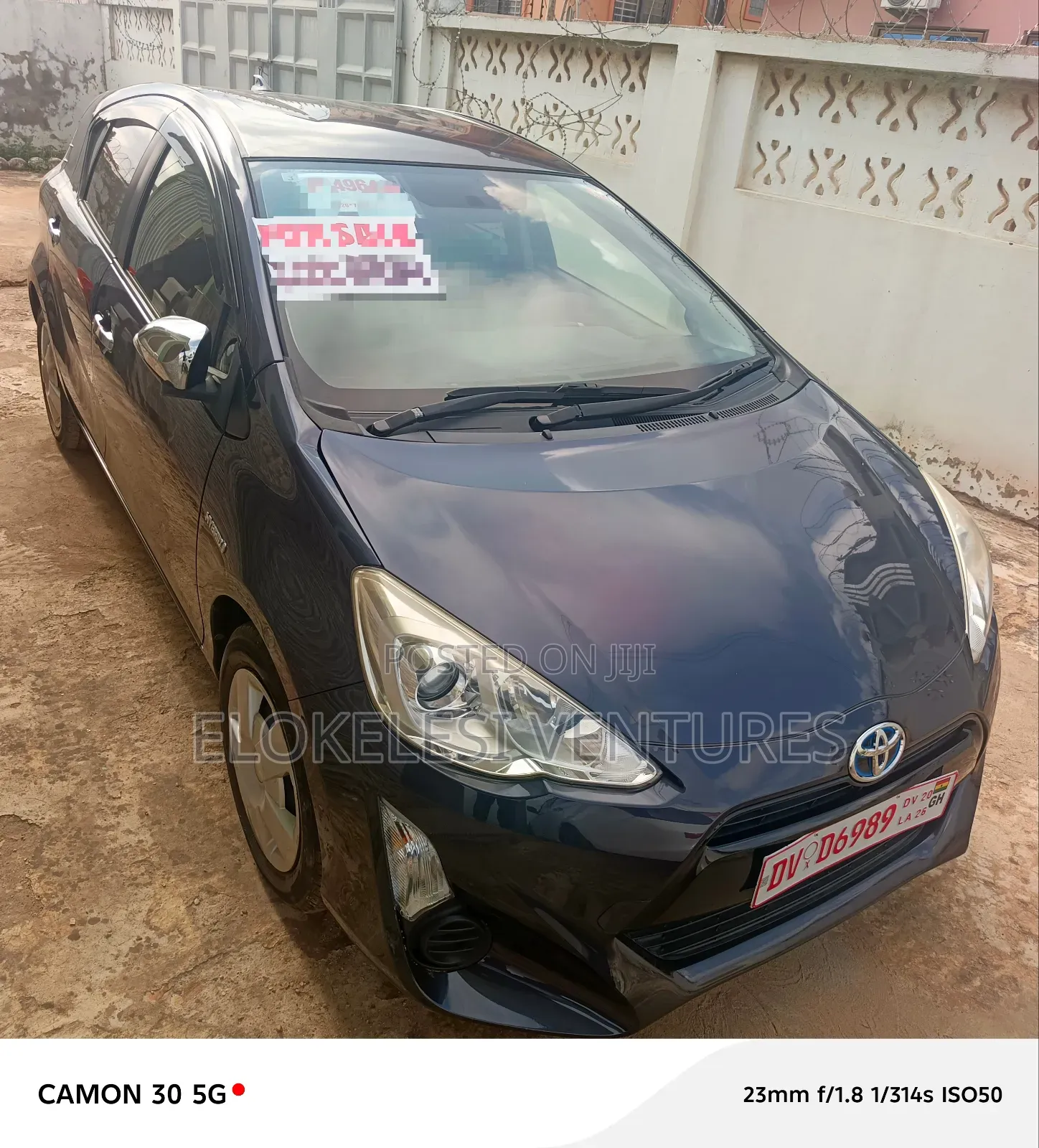 Toyota Aqua 2015 Blue