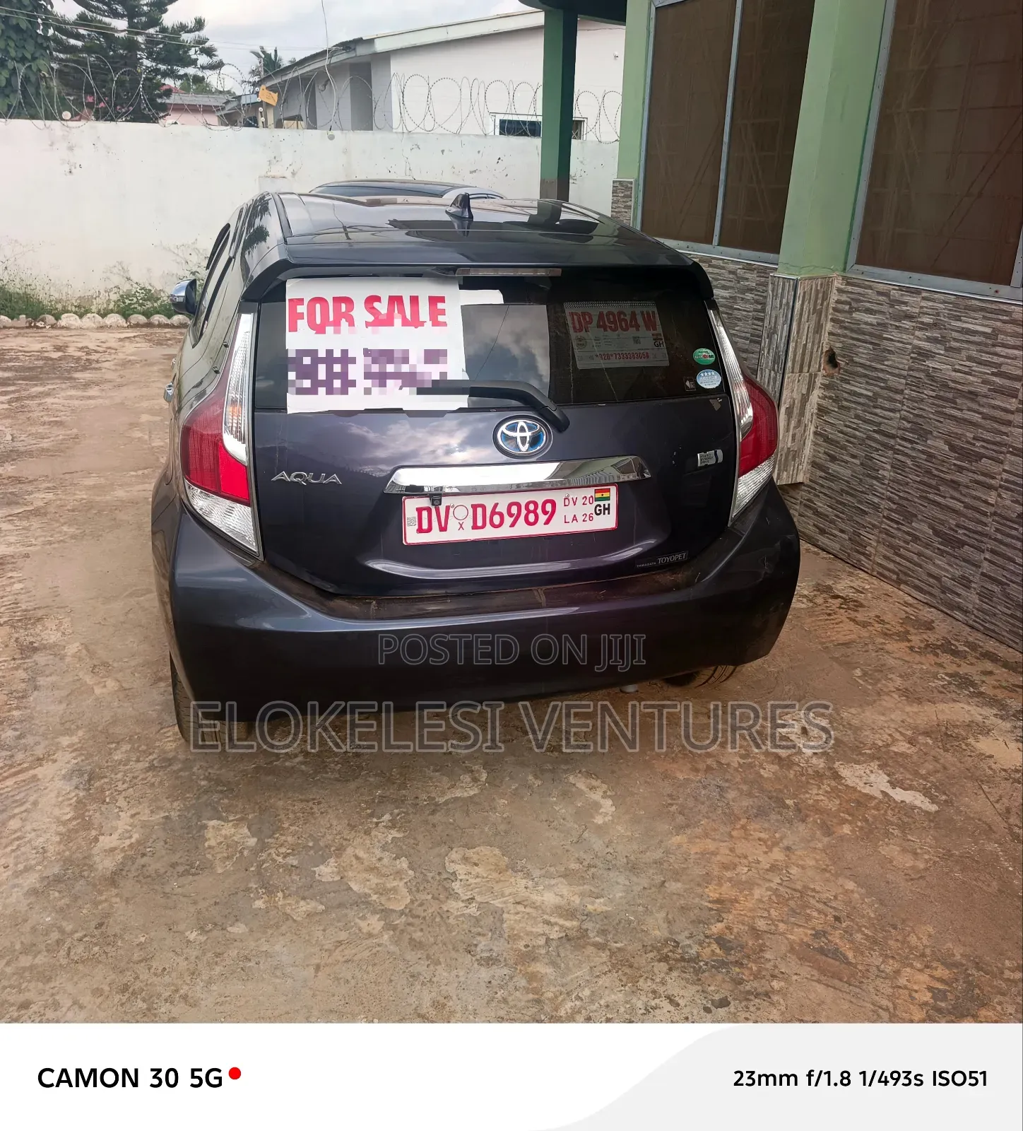 Toyota Aqua 2015 Blue