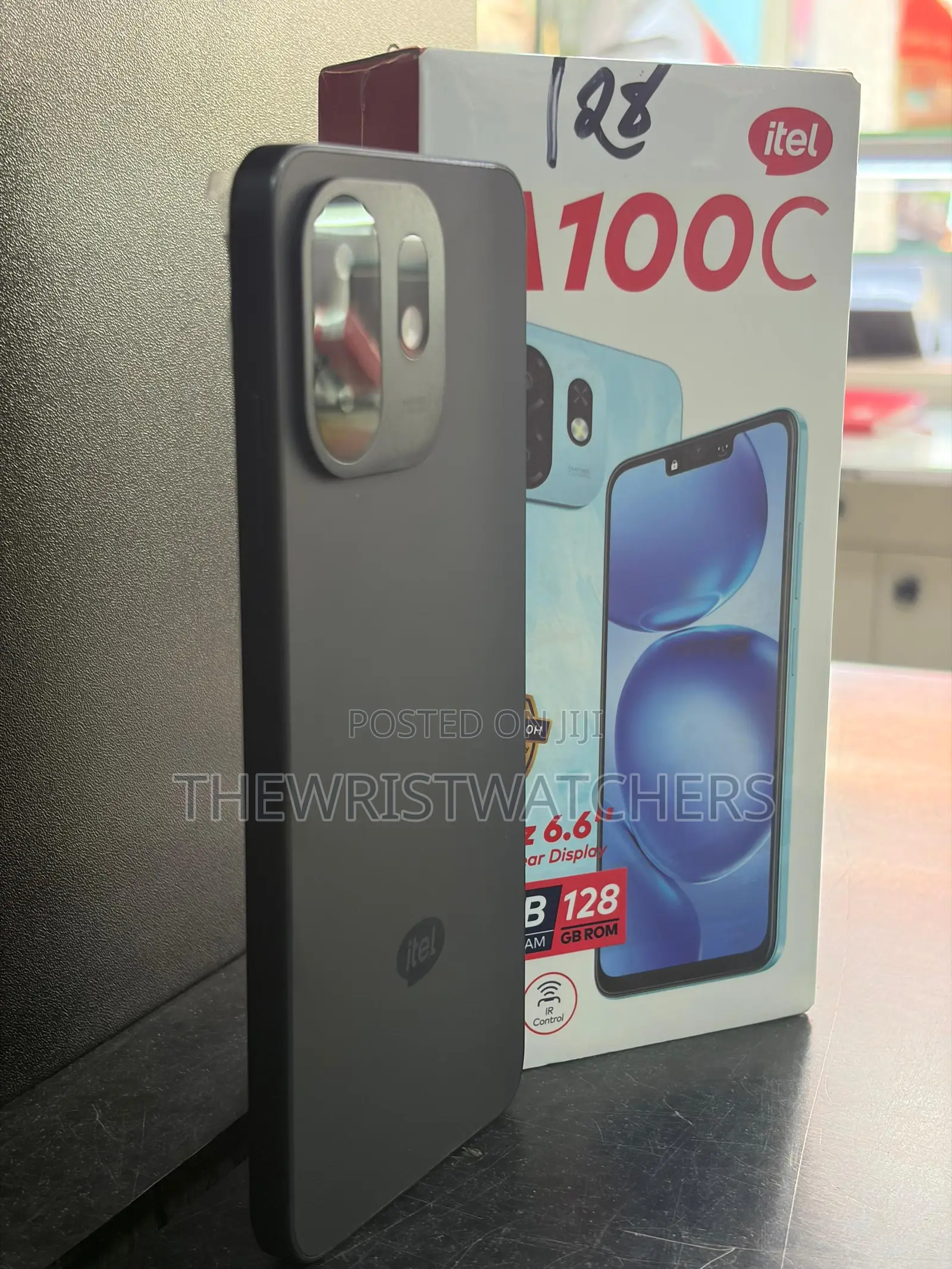 New Itel A100C 128 GB Black