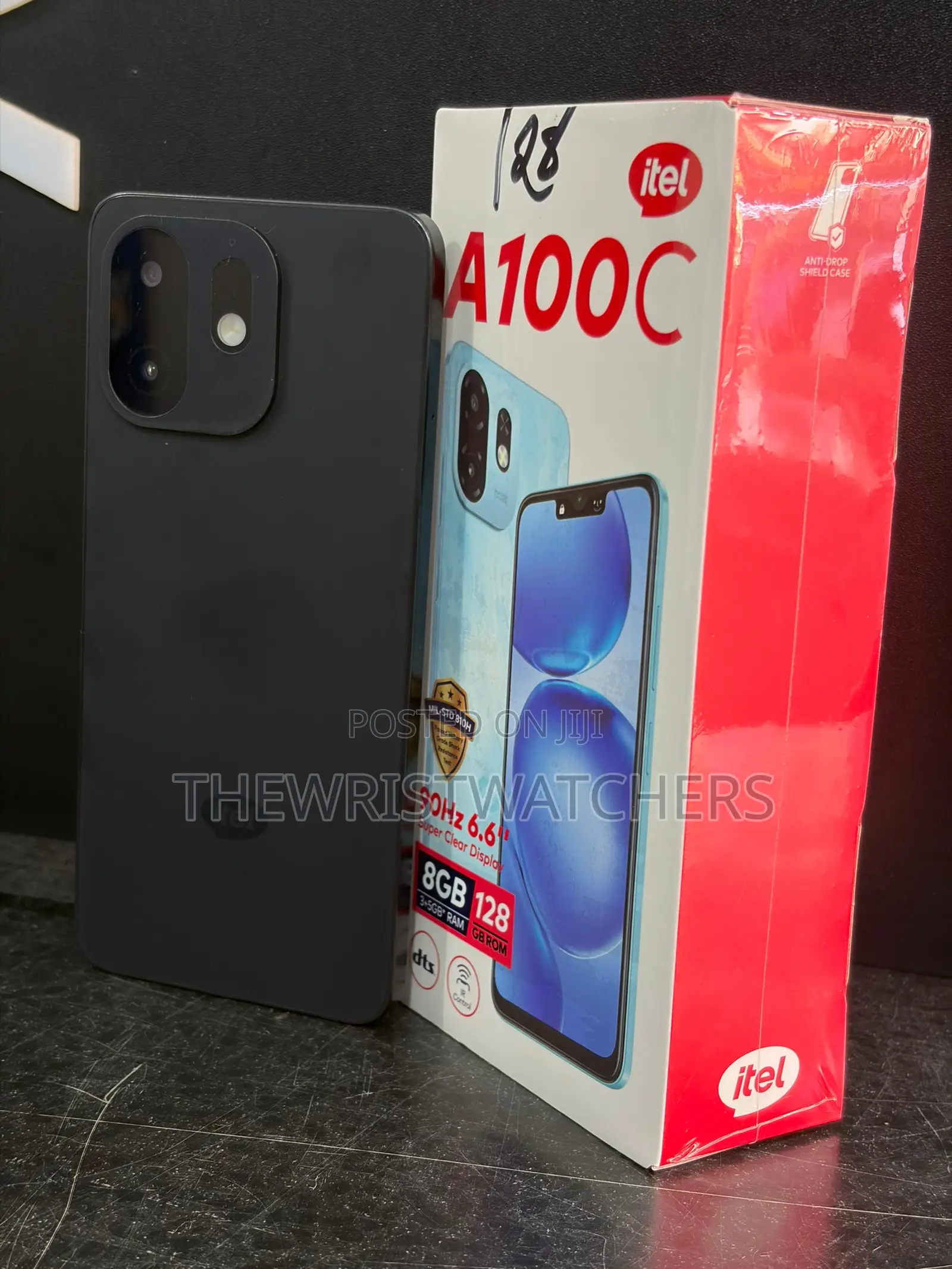New Itel A100C 128 GB Black